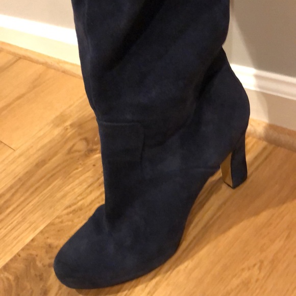 Nine West Blue Suede Boots - Picture 4 of 8